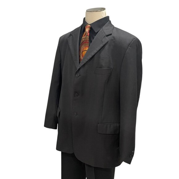 Zignone Italy 100% Wool Blazer 50R Formal Classic Luxury Elegant Business Party - Picture 11 of 12